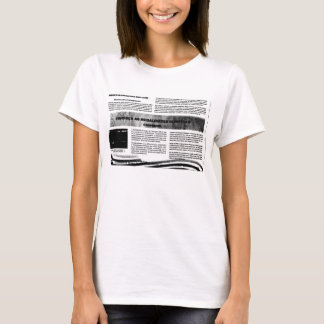 Blusa Estampa de Jornal Tシャツ