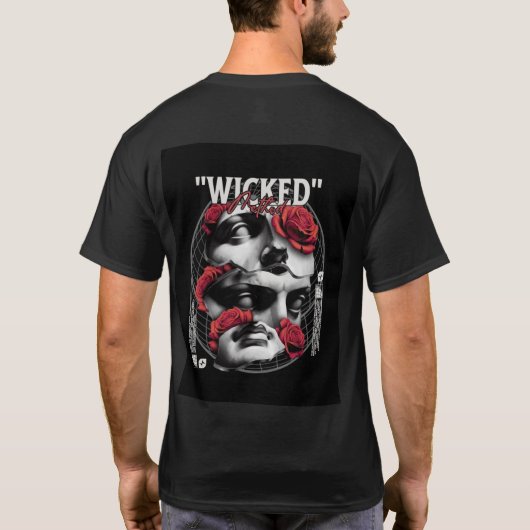 blusa masculina com estampa costa  tシャツ (裏面)