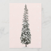 Blush 1st Birthday Winter Wonderland Birthday  招待状 (裏面)