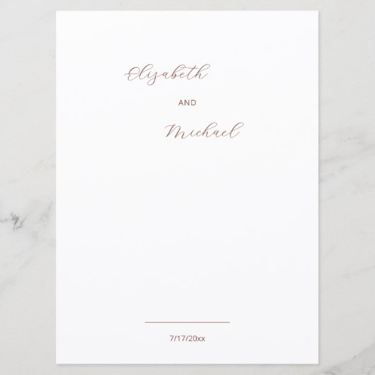  Blush 3D Boho Flowers White メニュー (裏面)