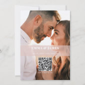 Blush Ampersand Photo Save the Date | ウェディング 招待状 (裏面)