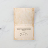 Blush and Boots 21st Birthday Thank you card サンキューカード (内部)