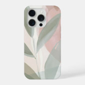 Blush and Sage Botanical Abstract – Soft Modern  iPhoneケース (裏面)