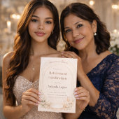 Blush Arch Retirement Invitation 招待状