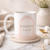 Blush Arch Whisper Classic Mug, 11 oz コーヒーマグカップ