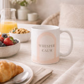 Blush Arch Whisper Classic Mug, 11 oz コーヒーマグカップ