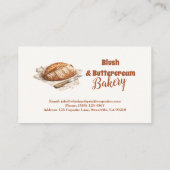 Blush Artisan Bread Bakery Business 名刺 (裏面)