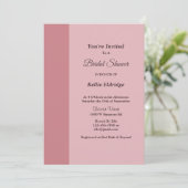 Blush Bar Minimalist Modern 招待状 (スタンド正面)