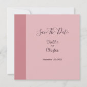 Blush Bar Save The Date Invitation セーブザデート (正面)