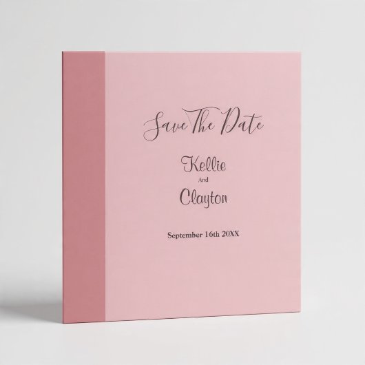 Blush Bar Save The Date Invitation セーブザデート
