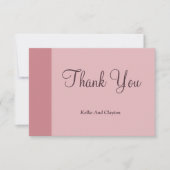 Blush Bar Thank You Card (正面)