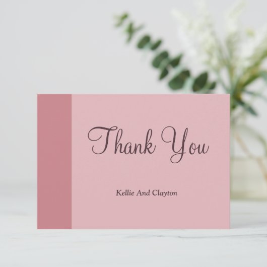 Blush Bar Thank You Card (スタンド正面)