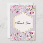 Blush & Bashfull Thank you note サンキューカード (正面)