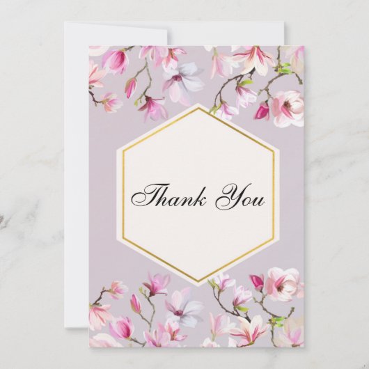 Blush & Bashfull Thank you note サンキューカード (正面)