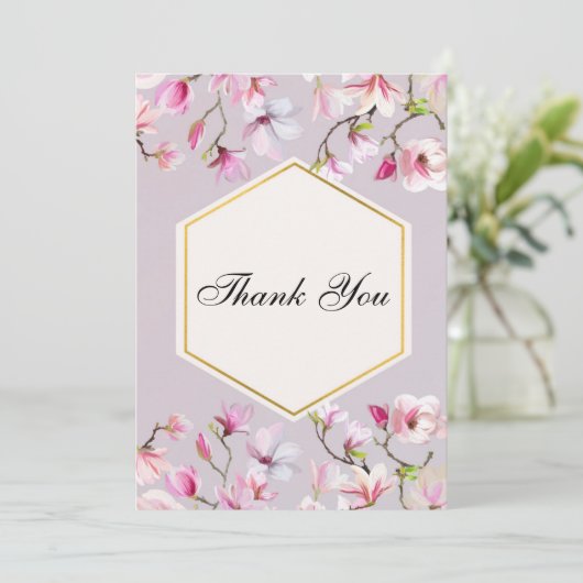 Blush & Bashfull Thank you note サンキューカード (スタンド正面)