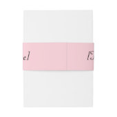 Blush Belly Band 招待状ベリーバンド (裏面例)