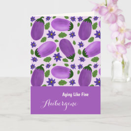 Blush & Bloom Eggplant Collection –  Birthday カード