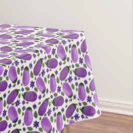 Blush & Bloom Eggplant Collection – Ivory Glow テーブルクロス