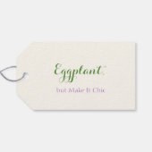 Blush & Bloom Eggplant Collection – Soft Lilac ギフトタグ (裏面横)