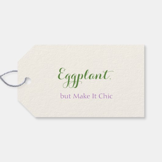 Blush & Bloom Eggplant Collection – Soft Lilac ギフトタグ (裏面横)