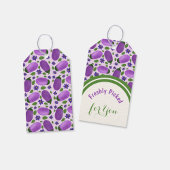 Blush & Bloom Eggplant Collection – Soft Lilac ギフトタグ