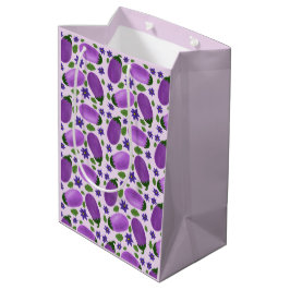 Blush & Bloom Eggplant Collection – Soft Lilac ミディアムペーパーバッグ
