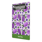 Blush & Bloom Eggplant Collection – Soft Lilac ミニクリップボード (アングル2)