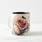 Blush Bloom Mug_morning Rose ツートーンマグカップ (正面左)