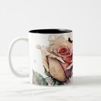 Blush Bloom Mug_morning Rose ツートーンマグカップ