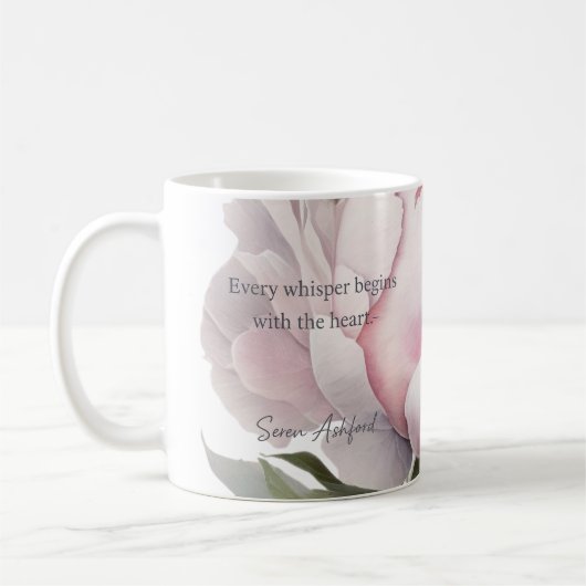 Blush bloom Mug_ Peony コーヒーマグカップ (左)