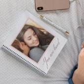 Blush Border Portrait ノートブック