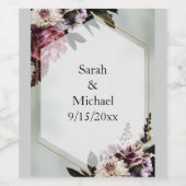 Blush Botanical  ワインラベル (シングルラベル)