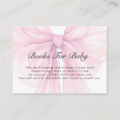 Blush Bow Books for Baby Enclosure Card エンクロージャーカード (正面)
