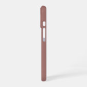 Blush Brown Aesthetic Cocoa Rose スマホケース | ミニ iPhone 16ケース (左側面)