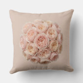 Blush & Champagne Roses クッション (裏面)