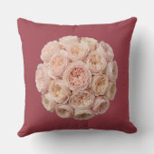Blush & Champagne Roses クッション (裏面)