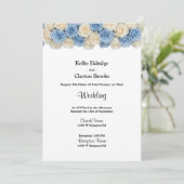 Blush & Champagne Roses Wedding 招待状 (スタンド正面)