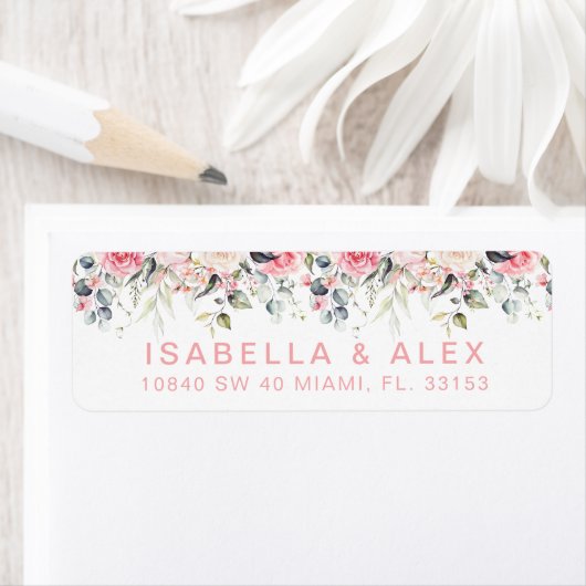 Blush Floral | 返品ラベルが美しい ラベル (インサイチュ)