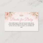 Blush Floral Baby in Bloom Books for Baby エンクロージャーカード (正面)