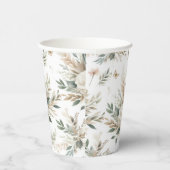 Blush Floral Champagne Cups 紙コップ (右)