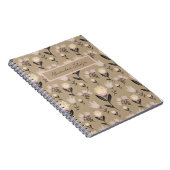 Blush Floral Journal | Modern Botanical  ノートブック (右側)