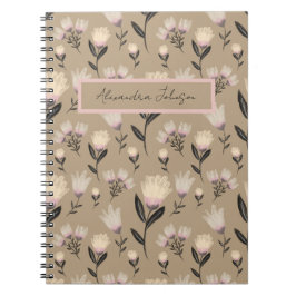 Blush Floral Journal | Modern Botanical  ノートブック