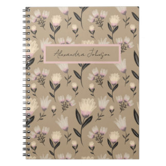 Blush Floral Journal | Modern Botanical ノートブック
