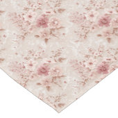 Blush Floral Romantic Lace-Inspired Table Runner ショートテーブルランナー (コーナー)
