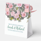 Blush Floral Wedding フェイバーボックス (裏面サイド)