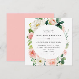 Blush Florals | ウェディング招待状 招待状