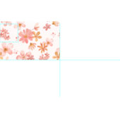 Blush Flowers Fabric ファブリック (タイル)