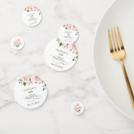 Blush Flowers, Pink Flowers, Greenery, Birthday コンフェッティ