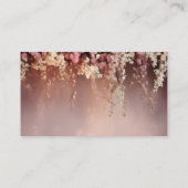 Blush Flowers String Lights エンクロージャーカード (裏面)