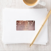 Blush Flowers String Lights ラベル (インサイチュ)